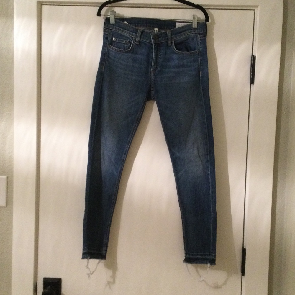 rag & bone women’s Dre Capri low-rise jeans